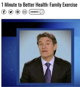 1 Minute to Better Health: Family Exercise