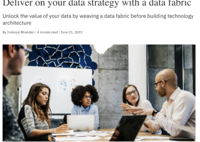 Deliver on your data strategy with a data fabric - Journey to AI Blog